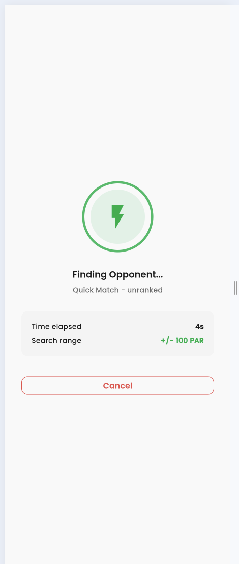 Finding Opponent